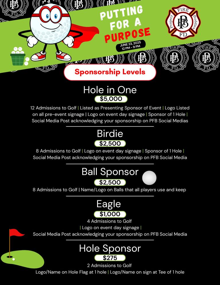 2025 PFB Mini Golf Sponsorship Page