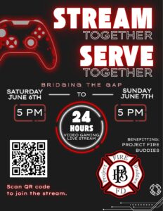 project-fire-buddies-fundraiser-STREAM TOGETHER,-SERVE TOGETHER